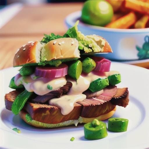 Roast beef and guacamole rolls