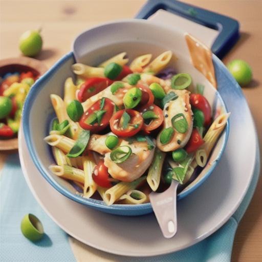 Chicken, lime and chilli penne