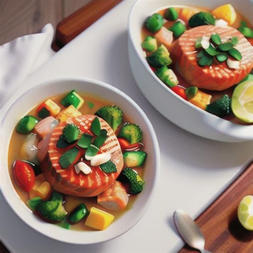 Instant Pot® Ginataang Salmon (Filipino Salmon in Coconut Milk)