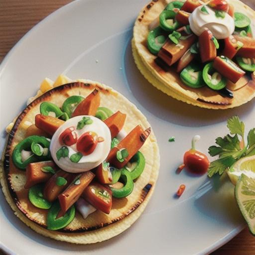 Fast crispy fish tostadas