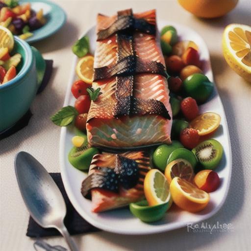 Crispy-skin salmon with citrus