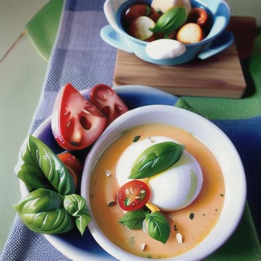 Caprese soup
