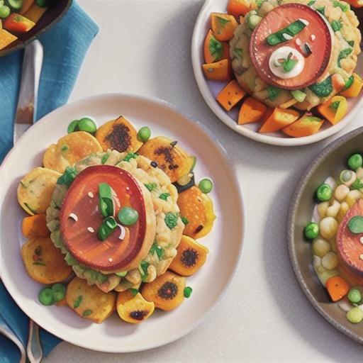 Salmon and sweet potato peri-peri fishcakes