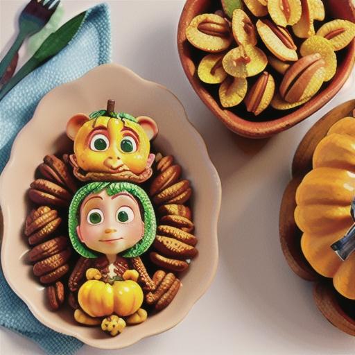 Buttercup Squash with Apples and Pecans