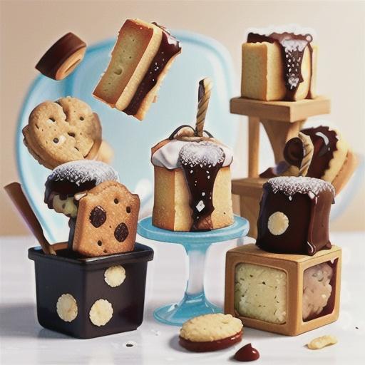 'Iced VoVo' lamingtons