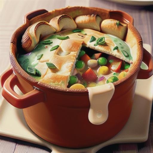 Garden Vegetable Chicken Pot Pie