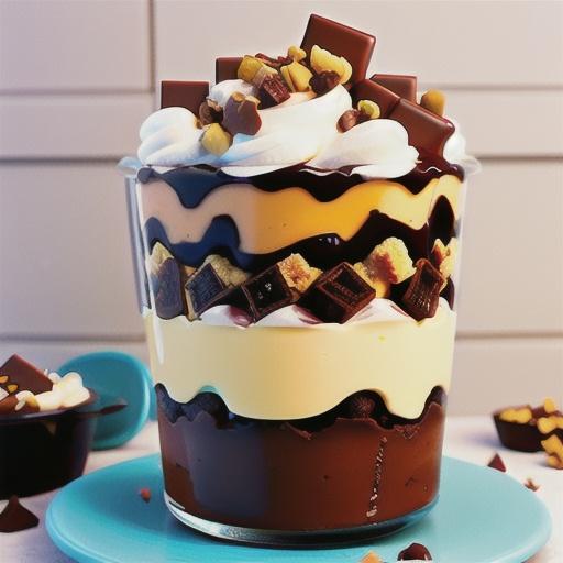 Spiked Brownie Trifle