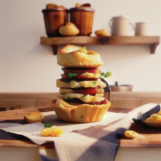 Rustic Meat and Potato Pie