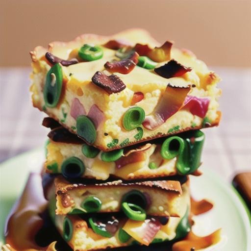 Cornbread with Chiles and Bacon