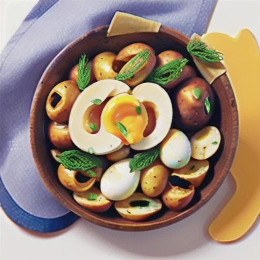 Potato and egg salad