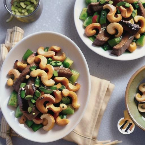 Hoisin, beef and cashew stir-fry
