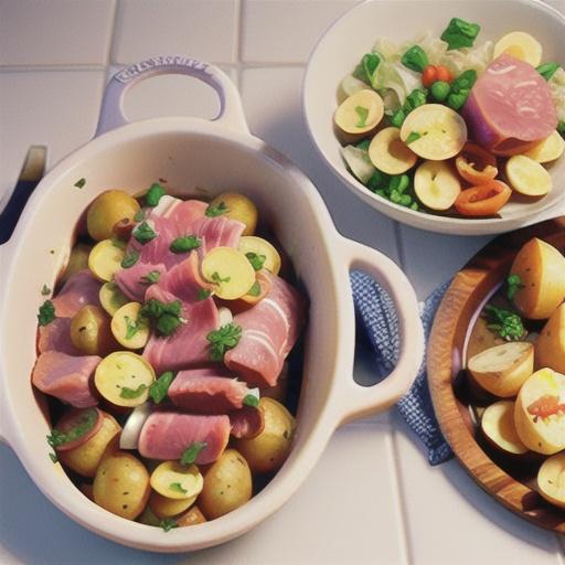Irish Boiled Ham Dinner