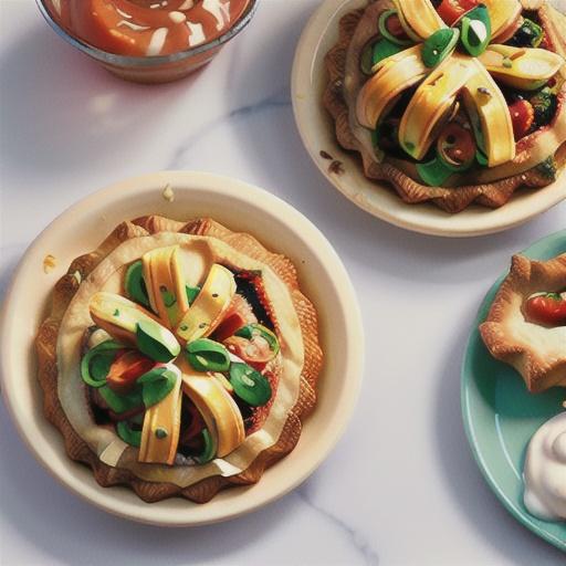 Meat pies with homemade ketchup