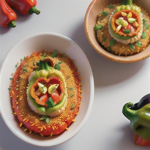 Stuffed Pepper Rice Bake