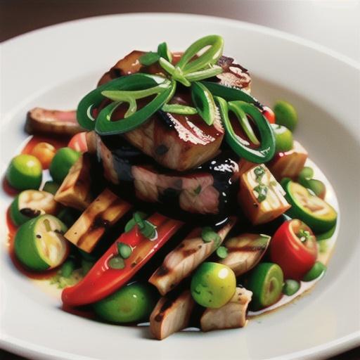 Chargrilled chilli lamb