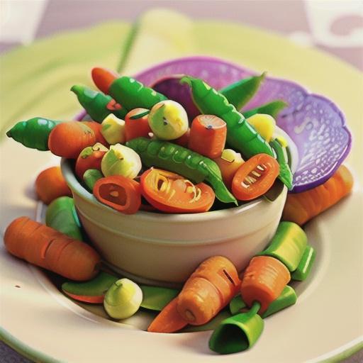 Dilled Carrots and Pea Pods