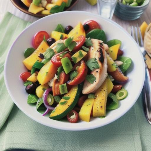 Chicken and mango salad