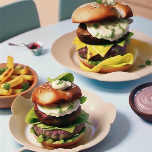 Spanish lamb burgers