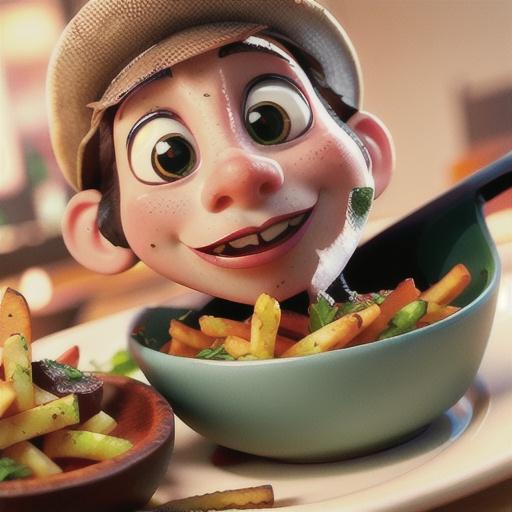 Steak with homemade thick chips