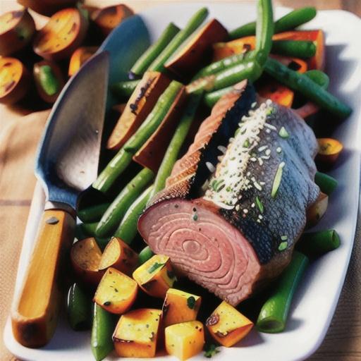 Herb-crusted roast beef