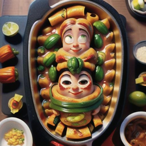 Skillet Chipotle Chicken Enchilada Bake