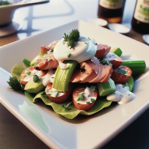 Creamy Salmon Salad with Mayo