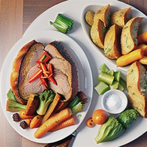 Cumin and salt crusted pork roast