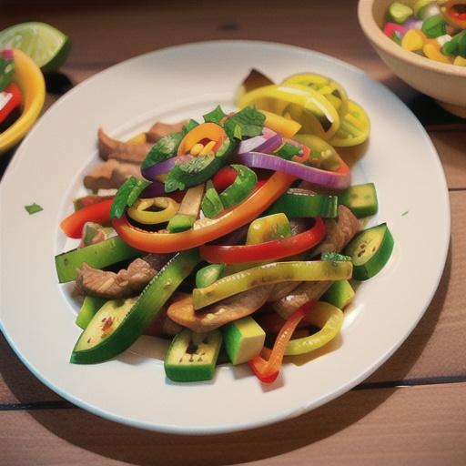 Beef fajitas