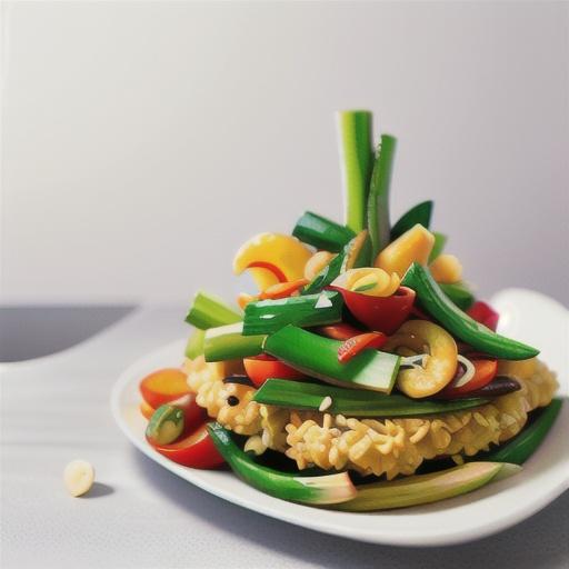 Crunchy Asian Chicken and Vegetables