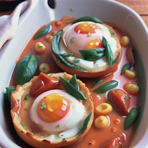 Baked Eggs in Tomato Sauce