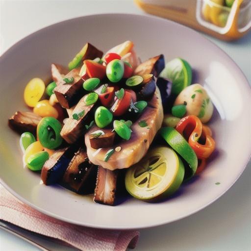 Veal chops with green olive tapenade