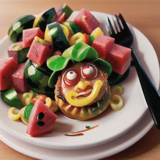 Noodles and Watermelon