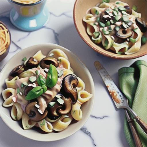 Easy Cremini Mushroom Pasta
