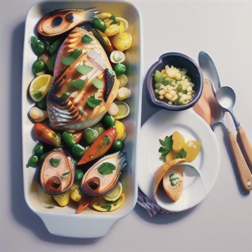 One-Pan Mediterranean Roasted Fish Dinner