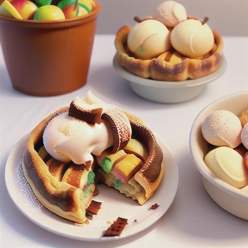 Super-quick apple and cinnamon galettes