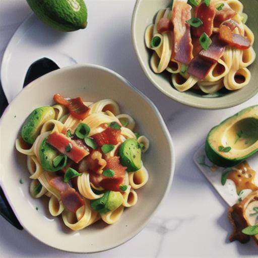 Bacon Avocado Pasta