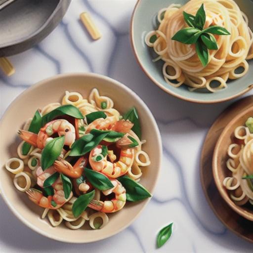 Pasta Pomodoro with Shrimp