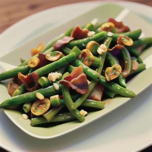 Warm Green Bean Salad with Bacon