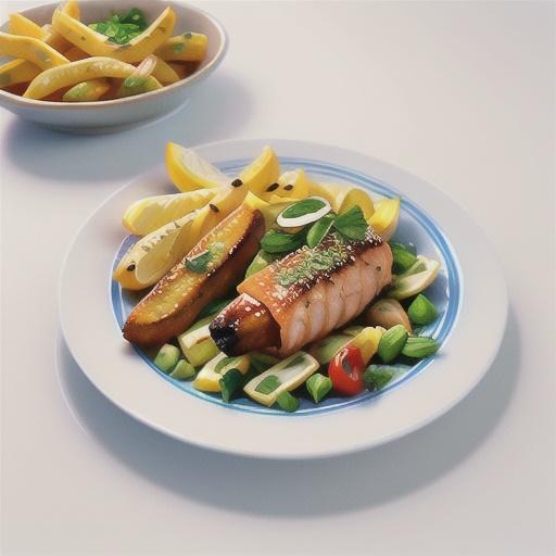 Crispy skin fish & chips