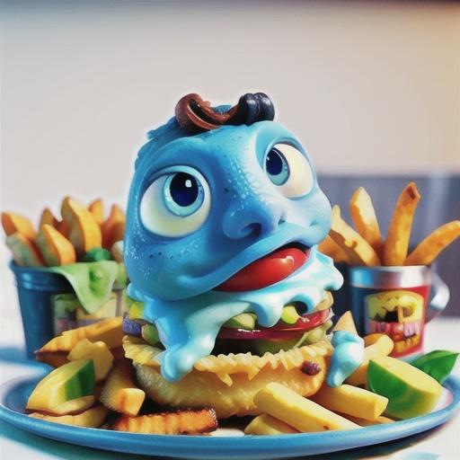 Grilled blue-eye trevalla with herb mayonnaise and fries