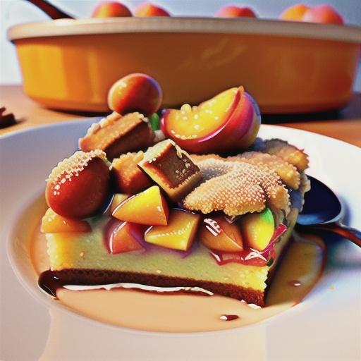 Peach Cobbler Coffee Cake