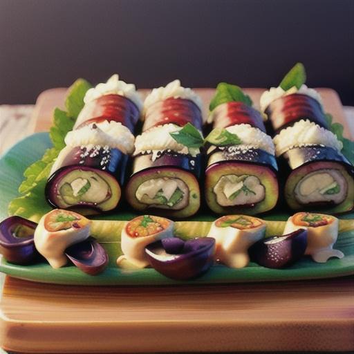 Ricotta Eggplant Rolls