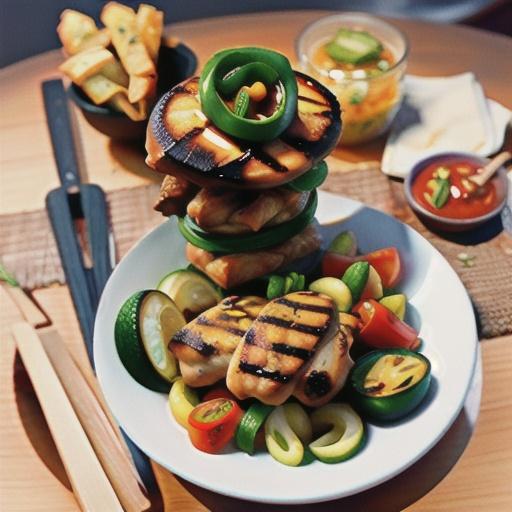 Korean-Inspired Grilled Chicken Thighs