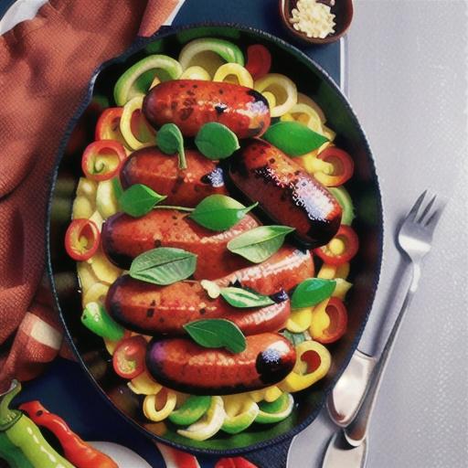 Turkey Sausage and Pepper Skillet