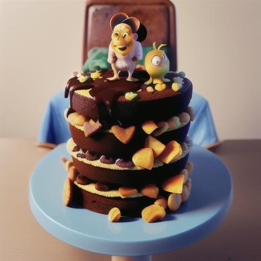 Nutty Chocolate Chip Picnic Cake