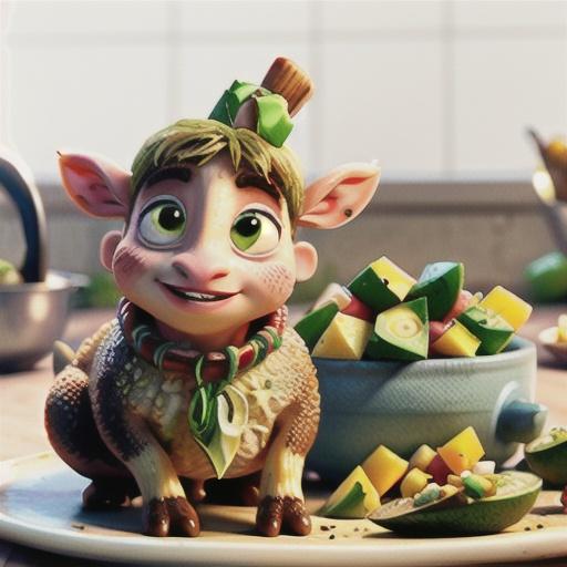 Cajun lamb with mango and avocado salsa