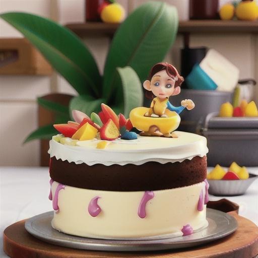 Mango and White Chocolate Mousse Cake