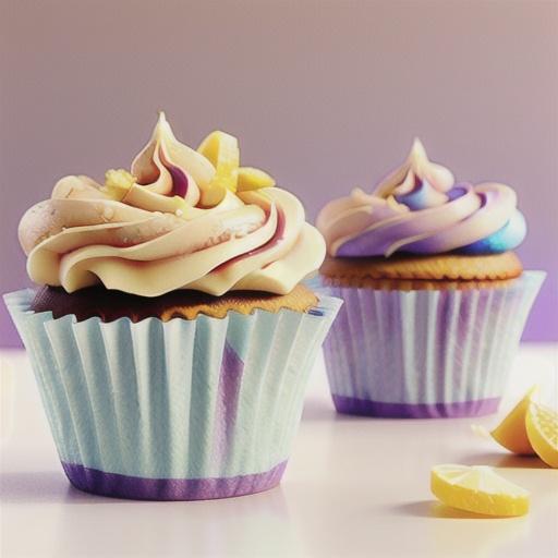 Lemon-Lavender Cupcakes