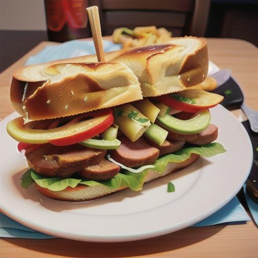 Pittsburgh Ham Barbecue Sandwich