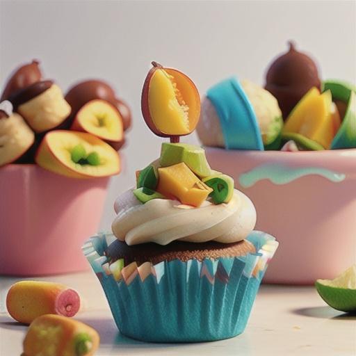 Mango-Lime Mini Cupcake Bites